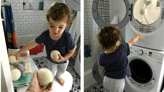 heart felt wool dryer balls